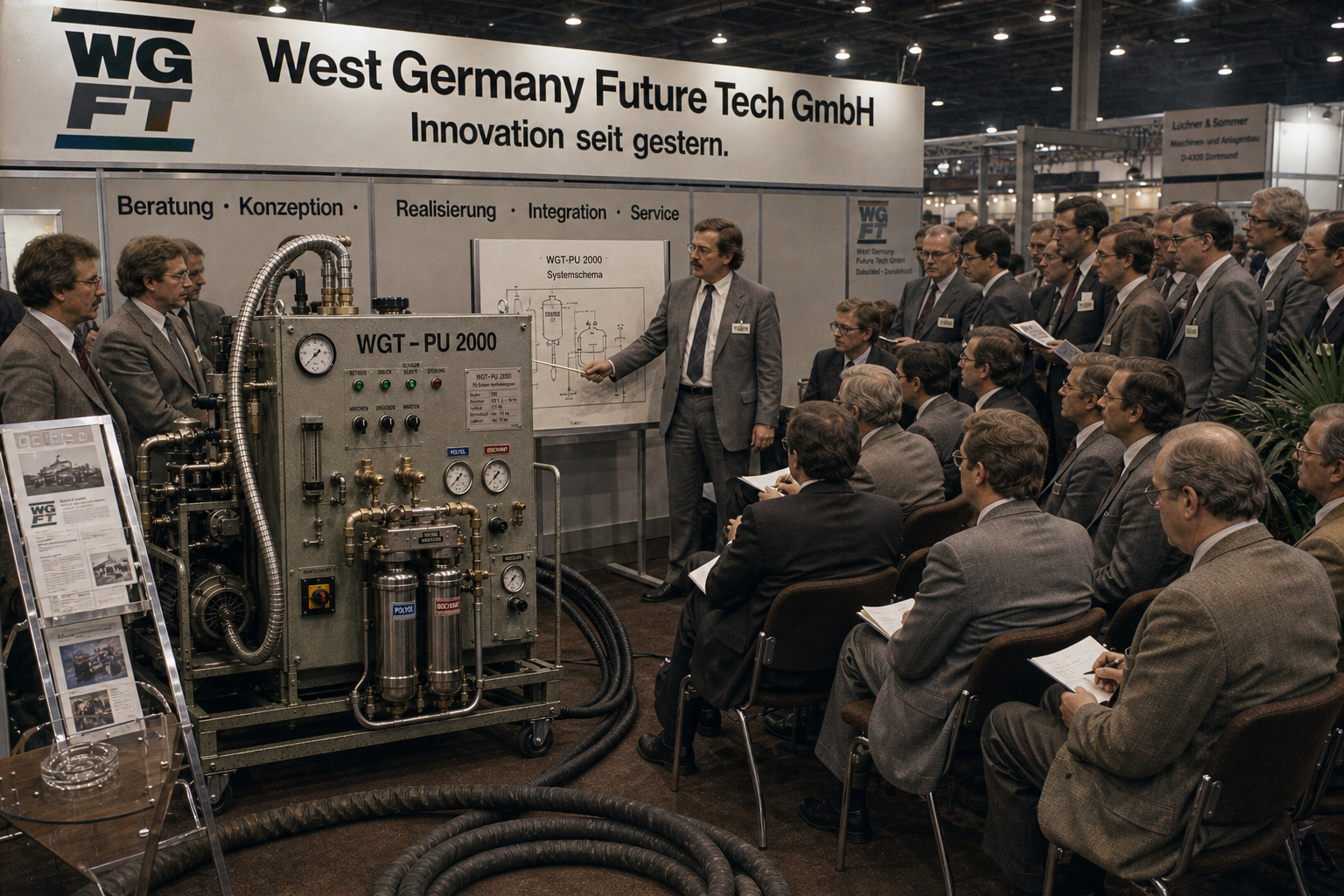 Messepräsentation der WGT-PU-2000 